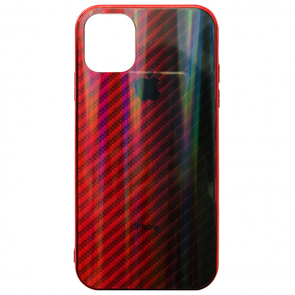 

Накладка Carbon Gradient Hologram iPhone 11 Pro Red