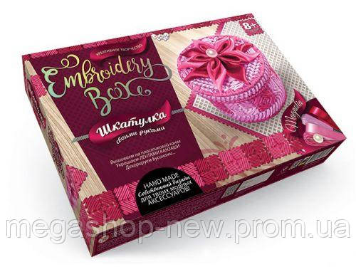 

Набор для творчества "Шкатулка Embroidery Box: Magnolia" EMB-01-01, Вышивки схемы бисером, Объемная вышивка