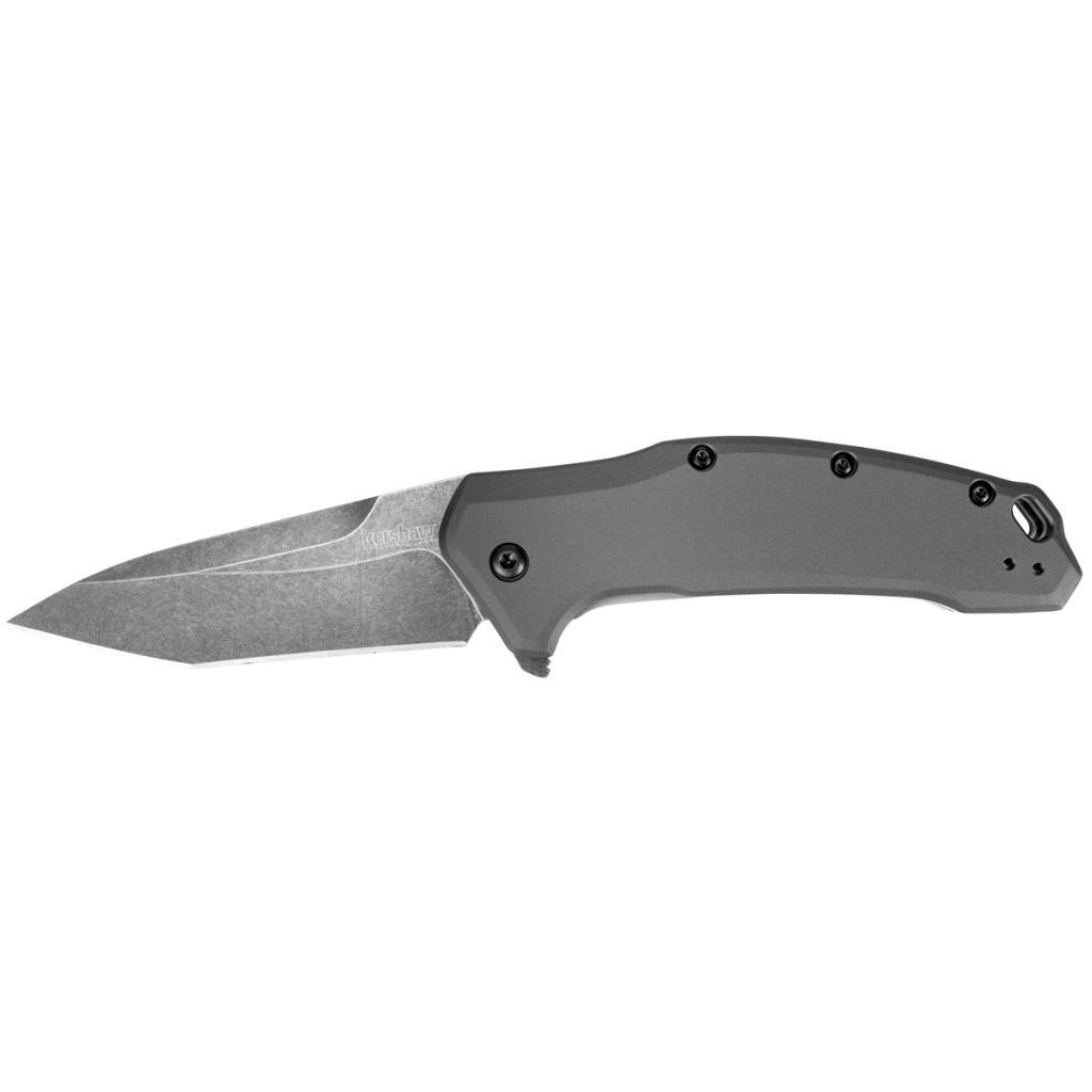 

Нож охотничий туристический тактический Kershaw Link - Tanto Gray Aluminium Blackwash (1776TGRYBW), Серый