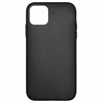 Накладка MERCURY PEACH GARDEN BUMPER for iPhone 11 Pro Max black/red, фото 2