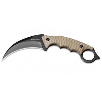 

Нож охотничий туристический тактический Boker Magnum Spike Karambit (02SC028), Песочный;черный