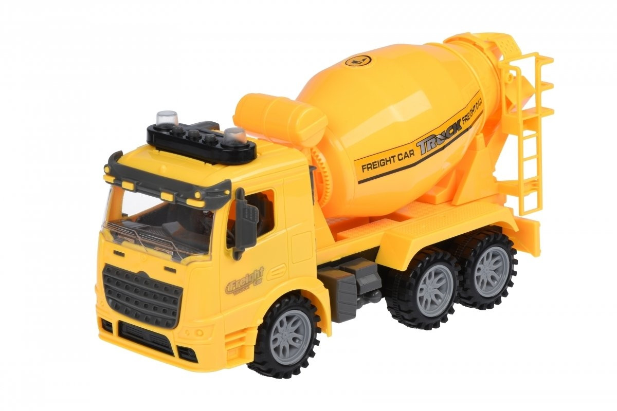 

Машинка инерционная Same Toy Truck Бетоносмеситель желтая со светом и звуком 98-612AUt-2, КОД: 2431249