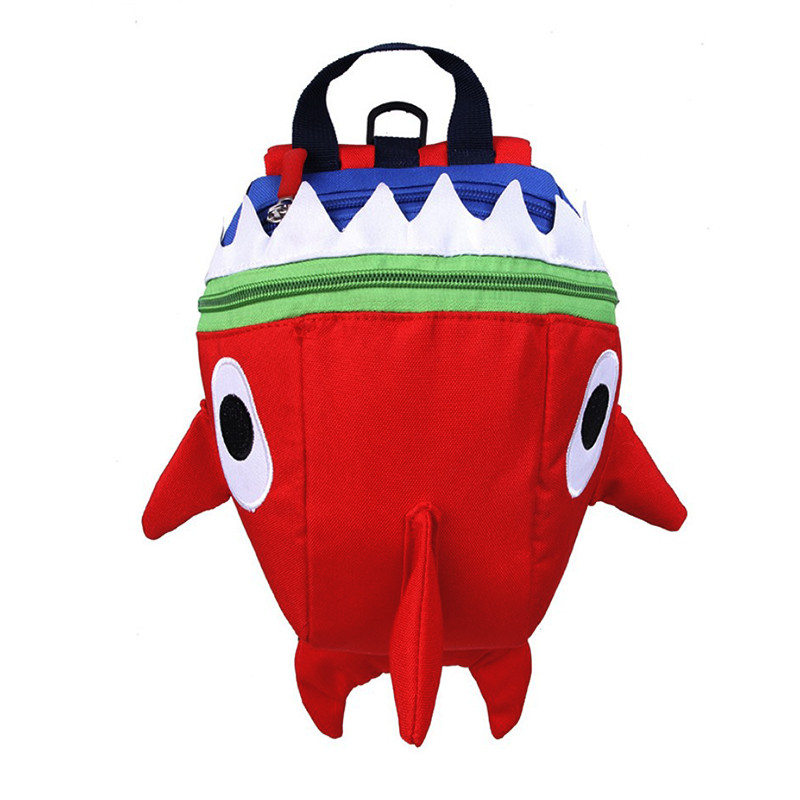 

Детский рюкзак Lesko 5815 Baby Shark Красный (6826-23539)