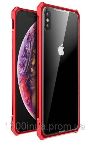 

Чехол накладка Luphie для iPhone Xs Max Red, КОД: 339669