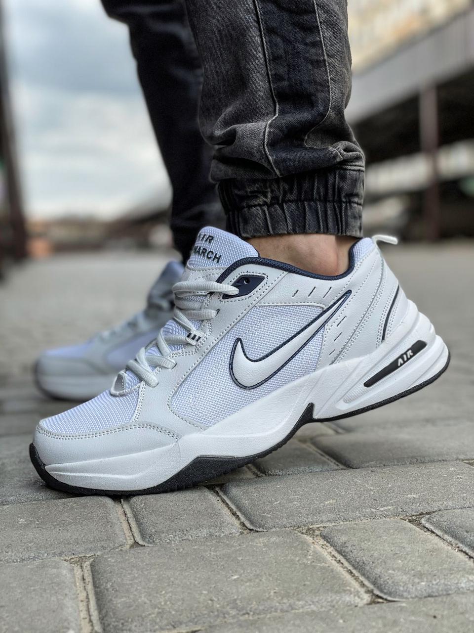 

Мужские кроссовки в стиле Nike Найк Air Monarch, белые 44 (28,8 см), Белый