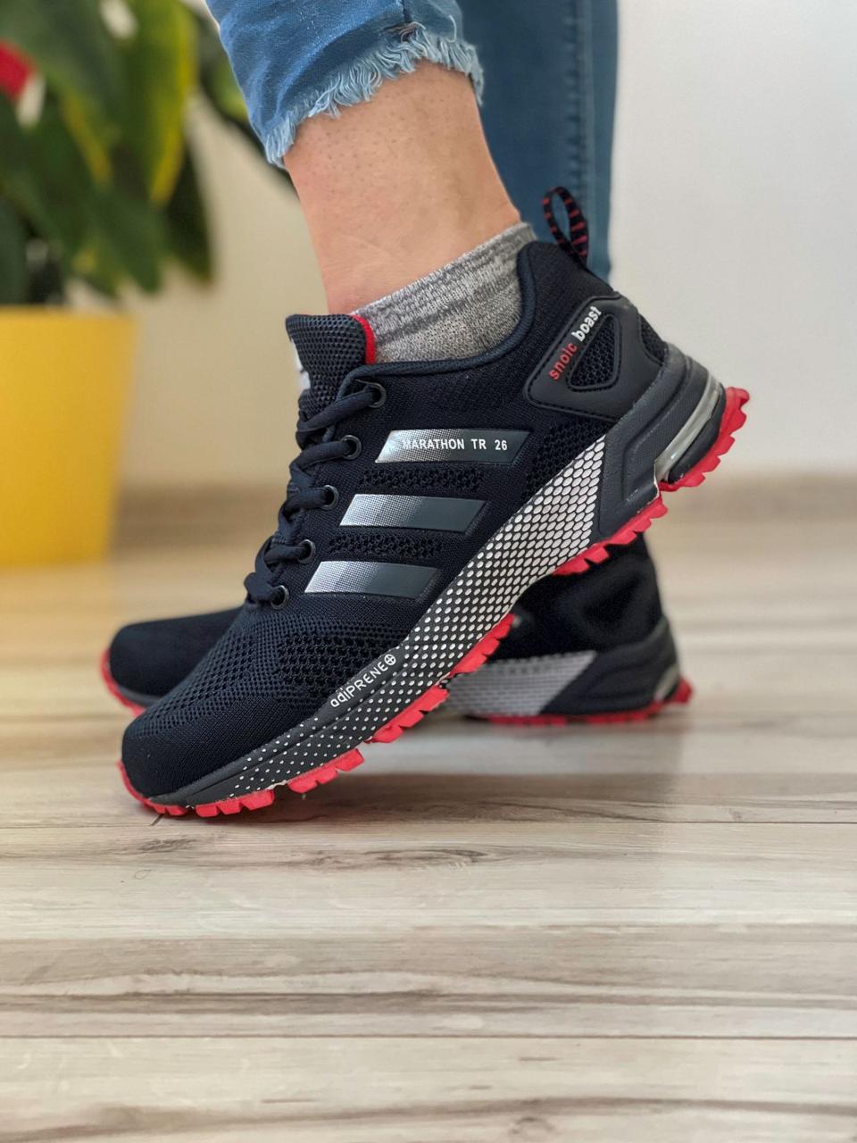 

Женские кроссовки в стиле Adidas Адидас Marathon Tr 26, синие 37 (24 см), Синий