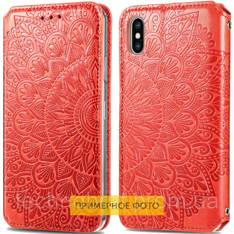 

Кожаный чехол книжка GETMAN Mandala (PU) для Samsung Galaxy A50 (A505F) / A50s / A30s, Красный