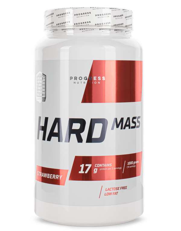 

Гейнер для набора массы Progress Nutrition Hard Mass 1000 г Клубника