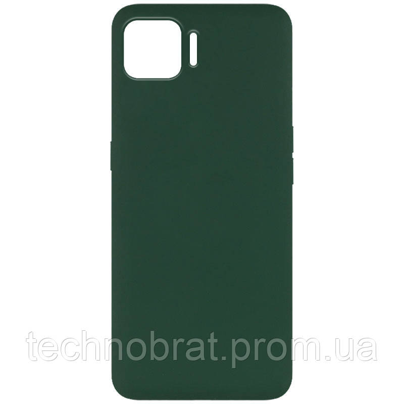 

Чехол Silicone Cover Full without Logo (A) для Oppo A73, Зеленый / dark green