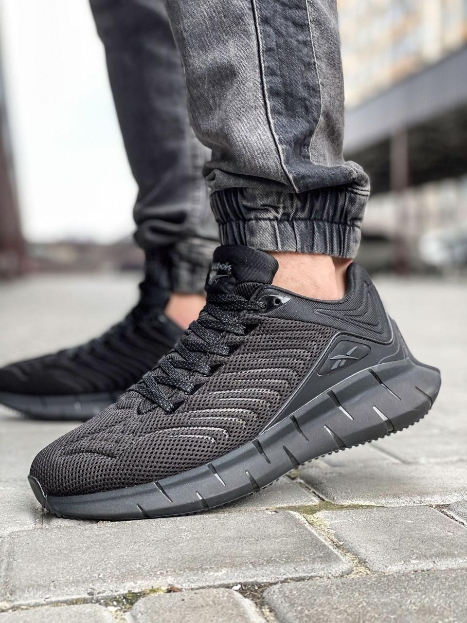 

Кроссовки мужские 18345, Reebok Zig Kinetica (качество TOP), черные, [ 41 43 44 ] р. 43-27,5см., Черный