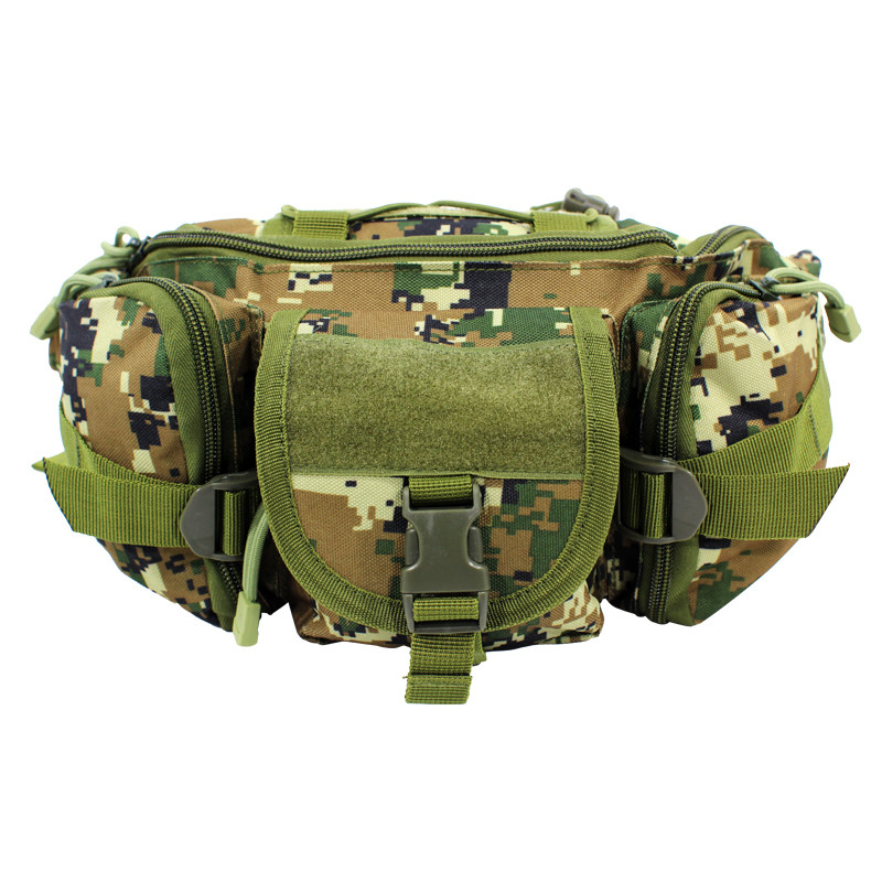 

Сумка тактическая на пояс AOKALI Outdoor D05 Camouflage Green армейская 6L