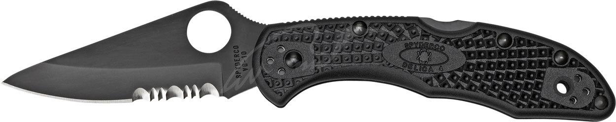 

Нож Spyderco Delica4 Black Blade