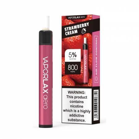 

Vaporlax Aero 800 Strawberry Cream 50mg 500mAh