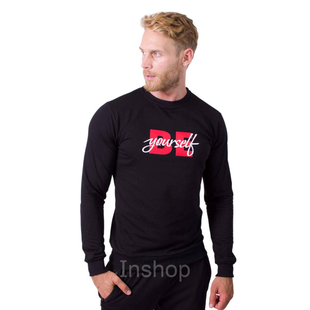 

Мужской свитшот Teamv Be Yourself 2 Черный XL