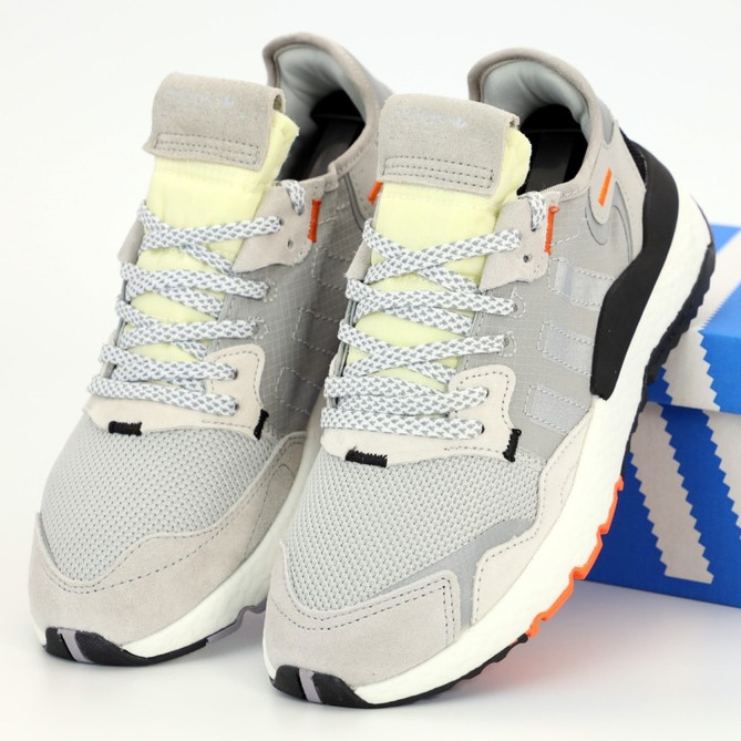 

Мужские кроссовки в стиле Ad1das Nite Jogger, серый, рефлектив, Вьетнам 42