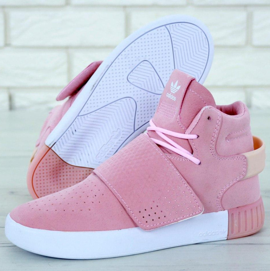 

Женские кроссовки в стиле Ad1das Tubular Invader Strap, розовый, Китай 40