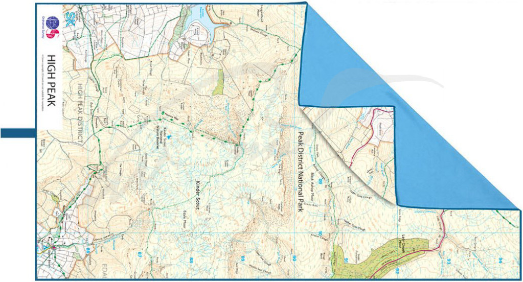 

Полотенце Lifeventure SoftFibre Ordnance Survey Travel Towel High Peak