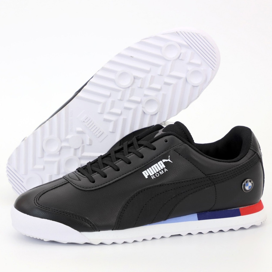 

Мужские кроссовки в стиле Puma BMW Roma, кожа, черный, Вьетнам 43