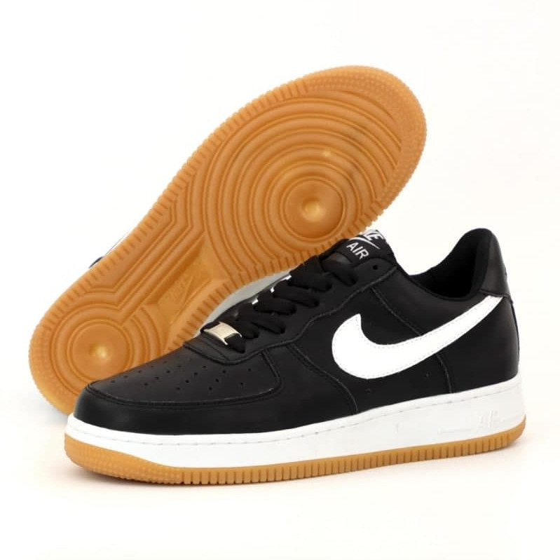 

Мужские кроссовки в стиле Ni1ke Air Force 1 Low, кожа, черный, Вьетнам 45