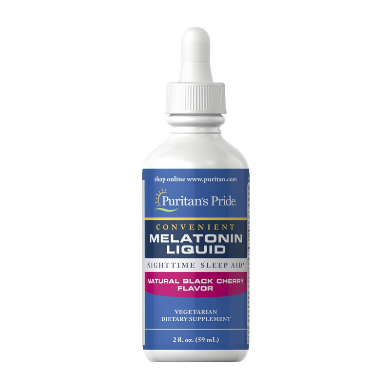 

Мелатонин для сна Puritan's Pride Melatonin 1 mg Liquid 59 мл