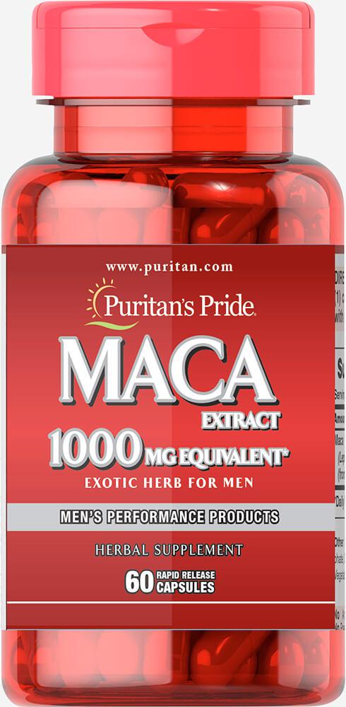 

Мака Puritan's Pride Maca 1000 mg Herb For Men 60 капсул