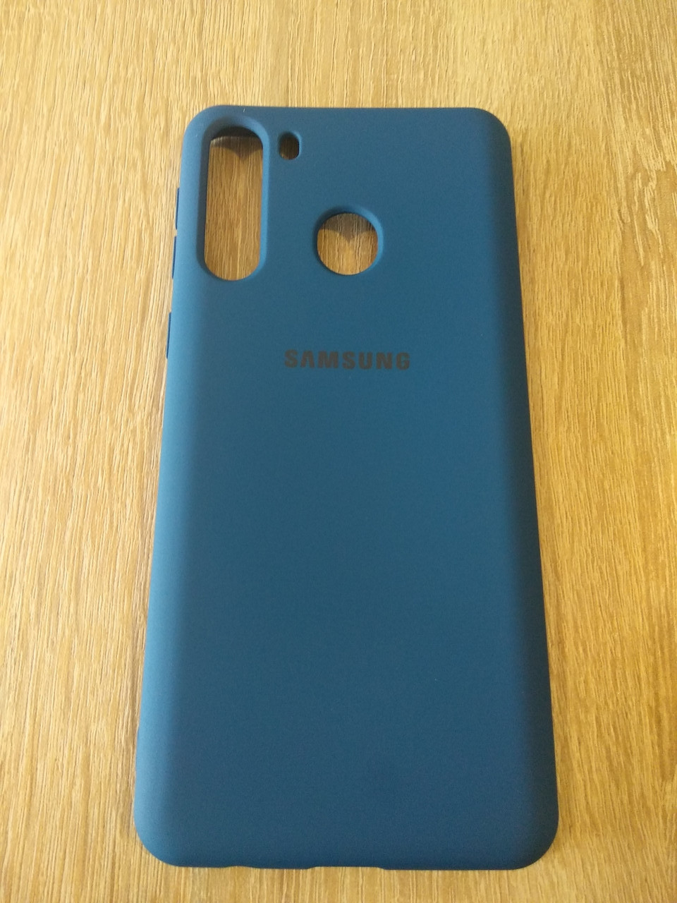 

Чехол Silicone Cover Case для Samsung A21/A215 blue, Синий