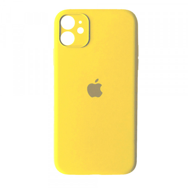 Silicone Case Full Camera for iPhone 12 ( 4) yellow