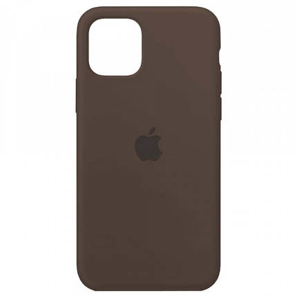 Silicone Case Full for iPhone 12/ 12 Pro (22) brown, фото 2