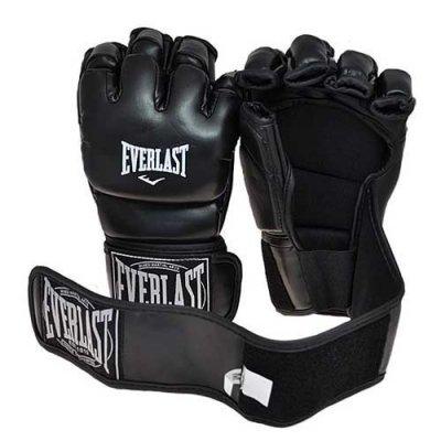 

Перчатки единоборств черные Everlast Mma DX364 размер  SKL11-281425, Черный