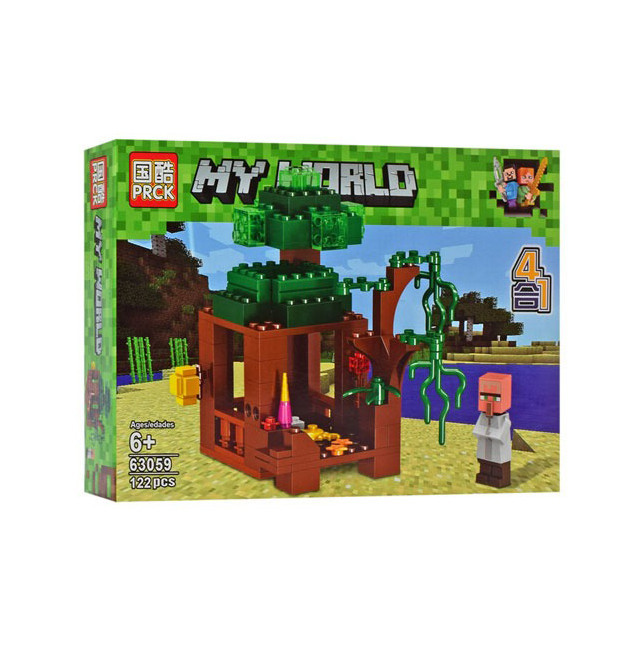 

Конструктор типа лего Майнкрафт My World 63059, 113 деталей (63059-3)