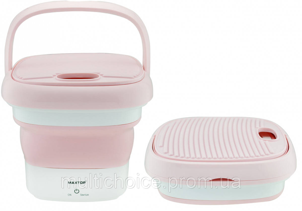 

Складная мини стиральная машина Maxtop BX-3 Pink (7399)