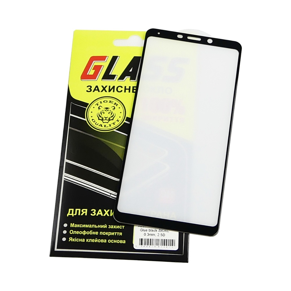 

Защитное стекло для Samsung A920 A9 (2018) Full Glue (0.25 мм, 2.5D, чёрное) Люкс