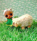 Мініатюра. валяне овечка для невеликої ляльки, фото 3
