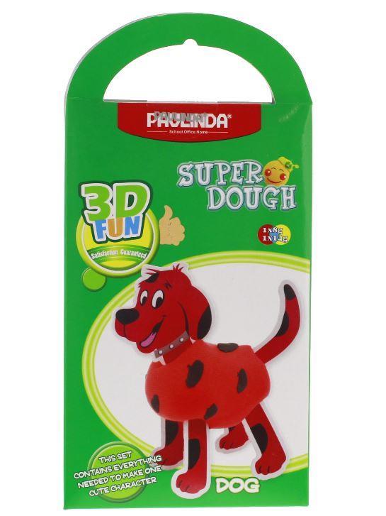 

Масса для лепки Paulinda Super Dough 3D Fun Собака PL-081285, КОД: 2445583, Разноцветный