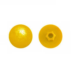 Заглушка(Крышка)Пластиковая Цвет(Желтый)12мм/100шт Для(Конфирмата)Конформата