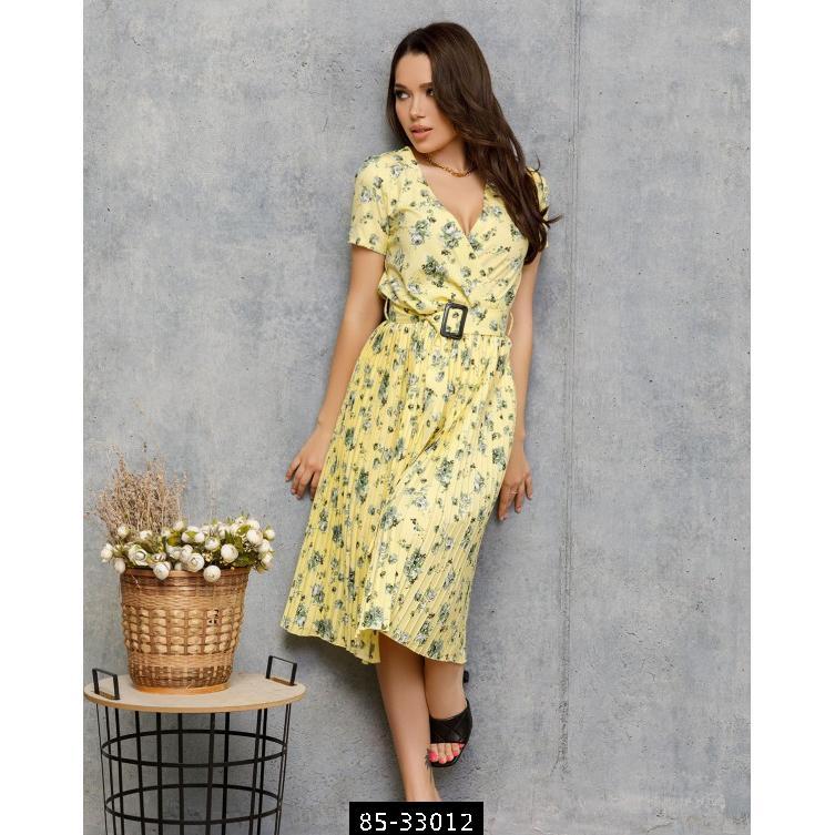 

Платья 12702 S желтый, L,M,S,XL размер международный, 85-33012 XL