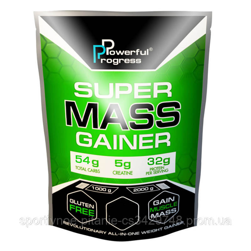 

Гейнер Powerful Progress Super Mass Gainer, 2 кг Ваниль