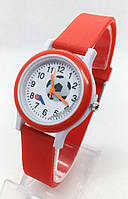 Детские наручные часы Football Футбол красные (код: IBW647R)