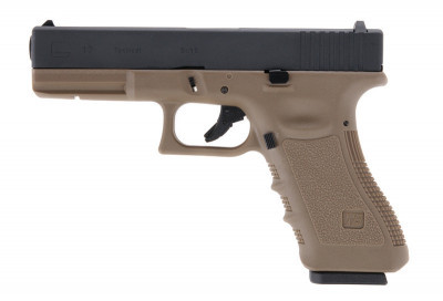 

Пистолет Glock 17 Gen3. WE Metal Tan Green Gas