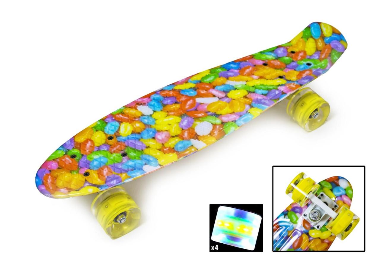 

Скейт Пенни Борд Print, Penny Board 22 дюймов c рисунком.