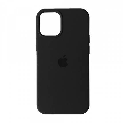 Silicone Case Full for iPhone 12 mini (18) black, фото 2