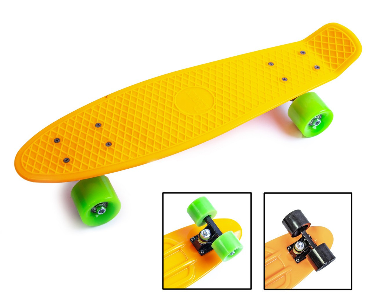 

Пенни Борд Penny Board 22Д Желтый цвет Матовые колеса