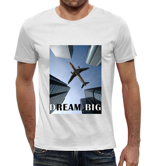 

Крутая мужская футболка с принтом Dream Big XL