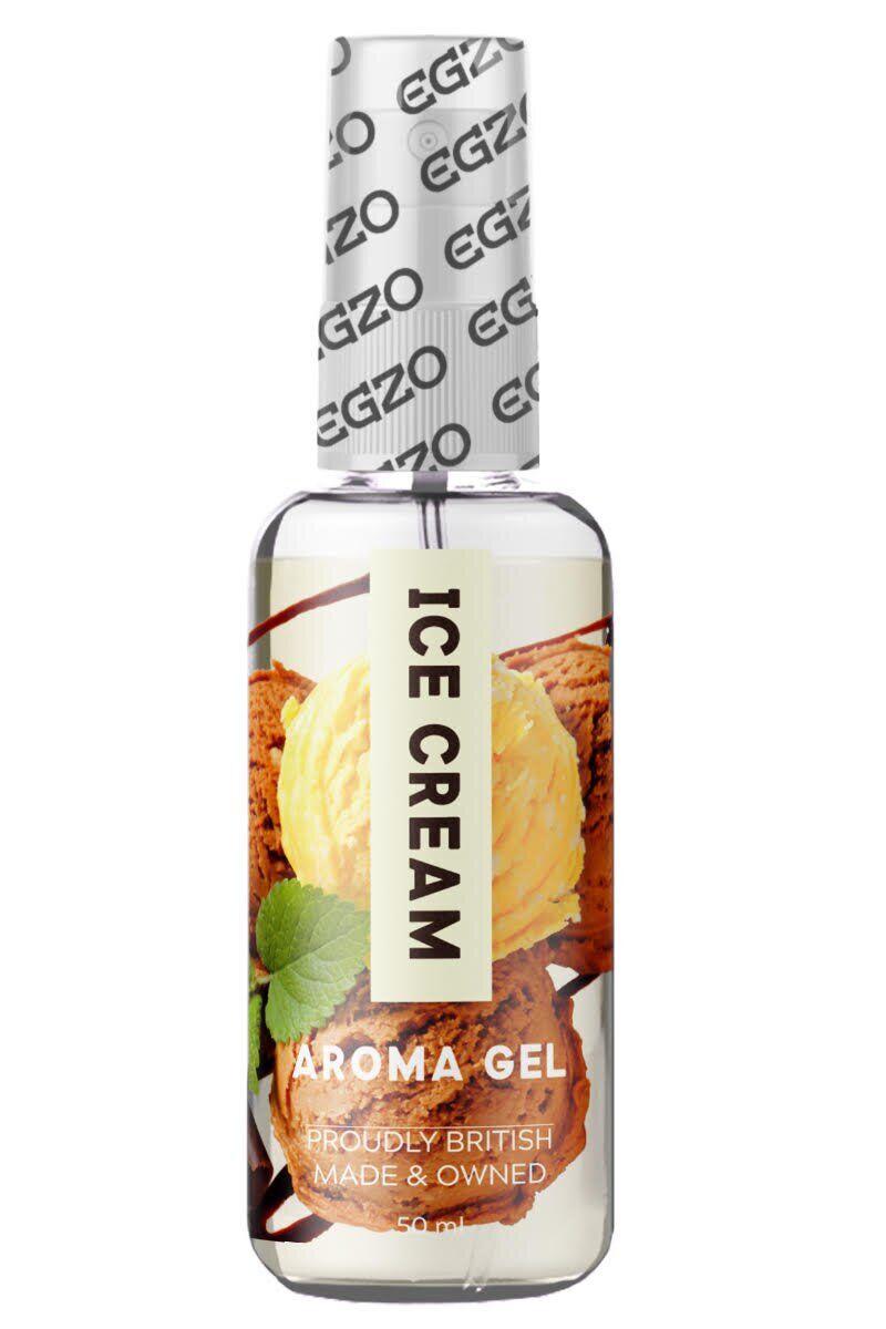 

Оральная гель-смазка со вкусом и ароматом мороженного EGZO AROMA GEL 50 мл