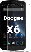 Захисне скло для Doogee X6 5.5" 0.3 мм 9H прозоре, повна проклейка