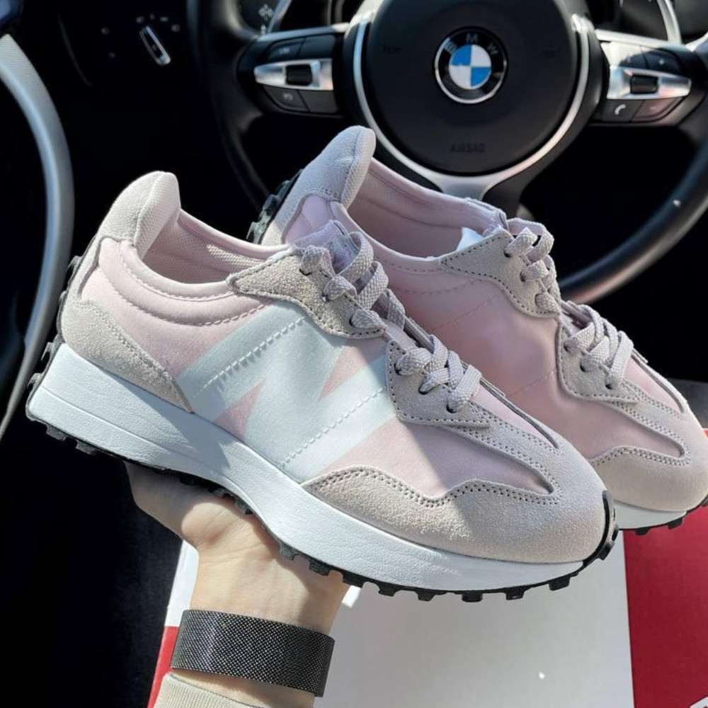 

Женские кроссовки New Balance 327 Pink розовые нью беланс замшевые весна лето 40, Розовый