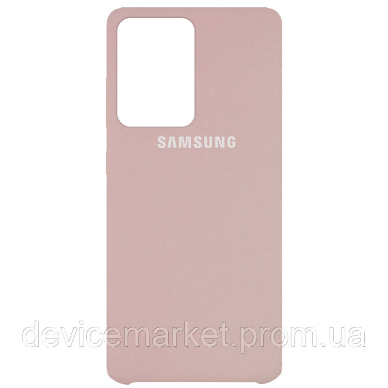 

Уценка Чехол Silicone Cover (AAA) для Samsung Galaxy S21 Ultra, Дефект упаковки / розовый / pink sand