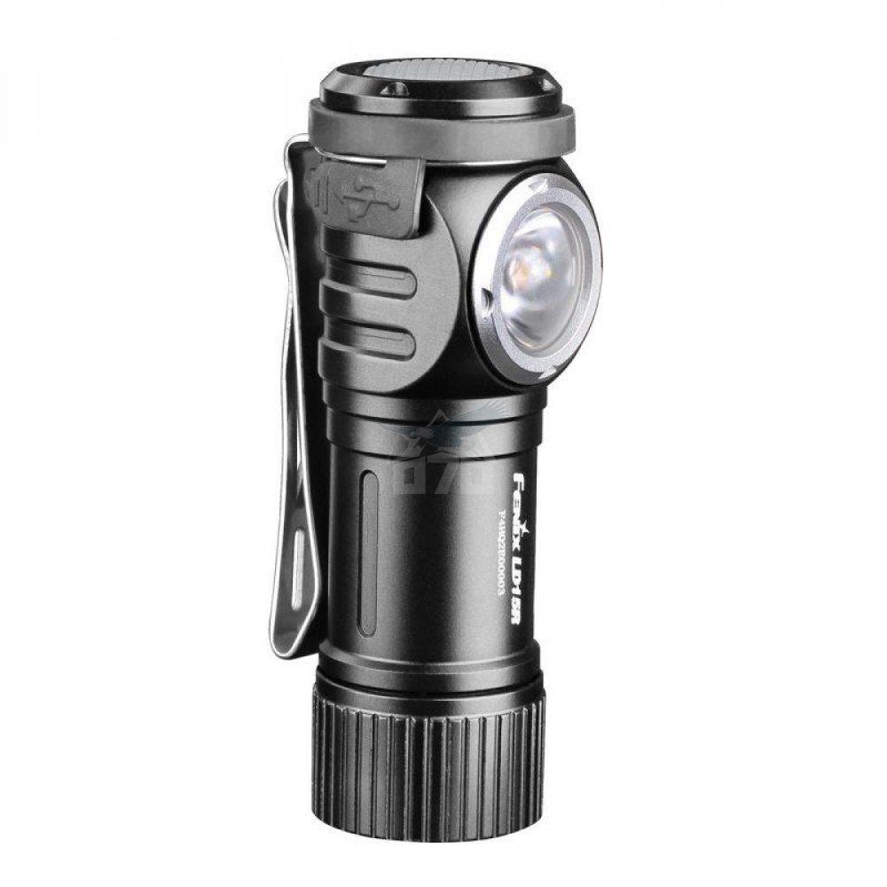 

Фонарь Fenix LD15R (Cree XP-G3 + Red LED, 500 люмен, 7 режимов, 1х16340, USB), комплект, Черный