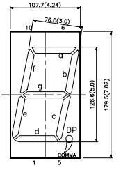 

SC50-11SRWA (индикатор семисегментный)