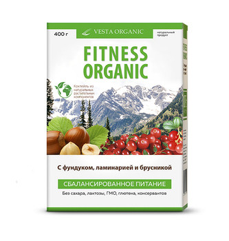 

Белковый коктейль Fitness Organic , 400 г